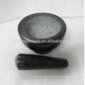 black granite mortar and pestle 5"